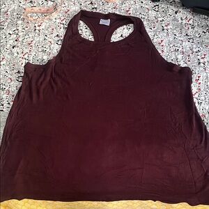 ATHLETA Women’s Racerback Tank Top - Burgundy